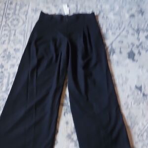 Nwt Banana Republic Black Wide Leg Pants